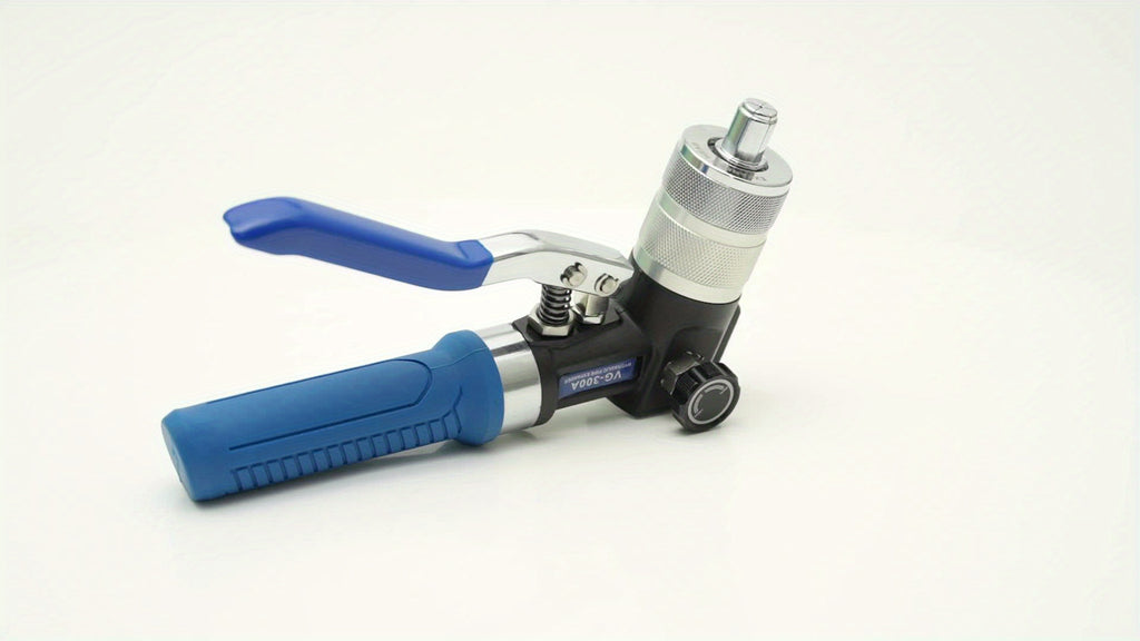[Hydraulic Swaging Tool] Tube Expander Hydraulic Swaging & Expanding Tool Kit, 3/8" to 1-1/8" Range, Includes 7 Interchangeable Heads