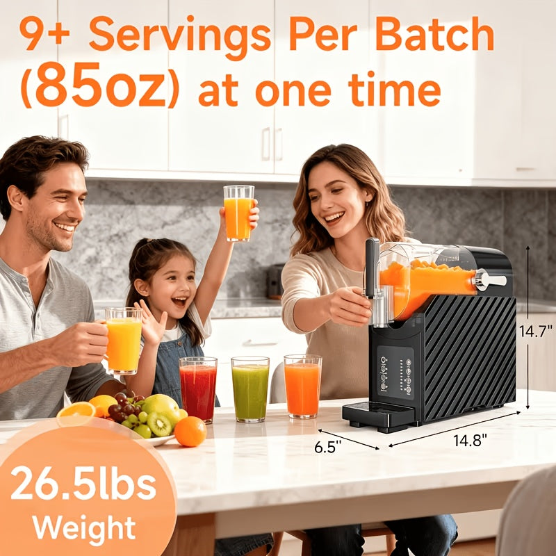85oz Large Commercial & Home Frozen Drink Maker Machine with 3 Preset Programs, Digital LED Display, Stainless Suitable for Juices, Slushies, Milkshakes, Cocktails, for Home, Parties, Cafes, Restaurants - Easy