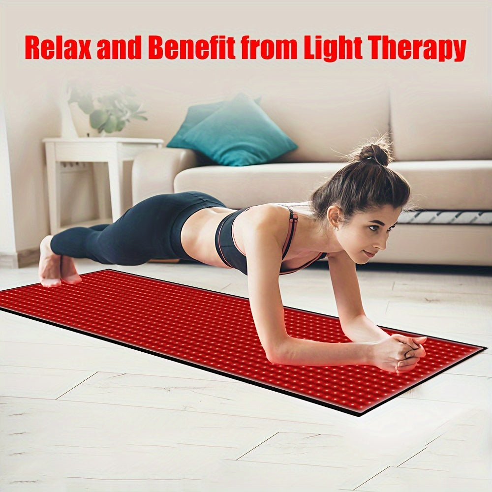 63'' X 23.6'' LED 660Nm Red Light Therapy Mat 850Nm Near Infrared Light Therapy Devices Large Pads for Whole Full Body, Father 'S Day Gift