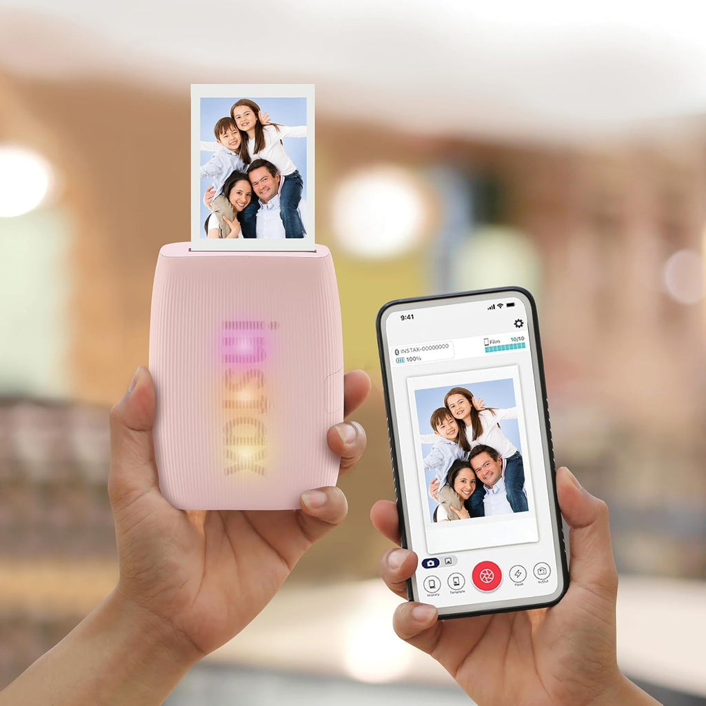 FUJIFILM Instax Mini Link 3 Smartphone Printer with, 20 Fujifilm Mini Films, Printer Case, Decorative Stickers and a Quality Photo Micro Cloth