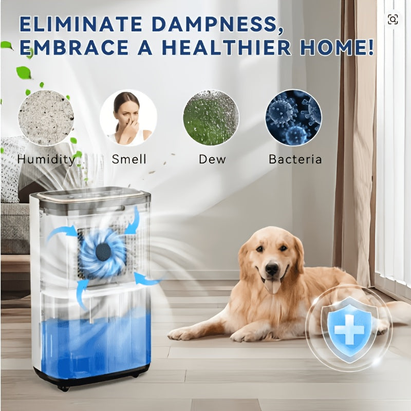 [Large Dehumidifier] Gunji 80pint/50pint/35pint/30pint, Large Dehumidifier for 3000/4500 Sq. Ft. Dehumidifier, 24H Residential Dehumidifier with Hose, Dehumidify/Dry/Air Delivery Mode, Humidity Display, Timer, Drain Hose