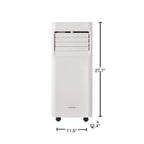 Vissani 115-Volt 3-in-1 Portable Air Conditioner Unit Cools 150 sq. ft., with Remote in White, 6000 BTU