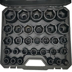 SAE Impact Socket Set, 31-Piece 3/4-Inch Drive Kit for Truck and Industrial Equipment Maintenance