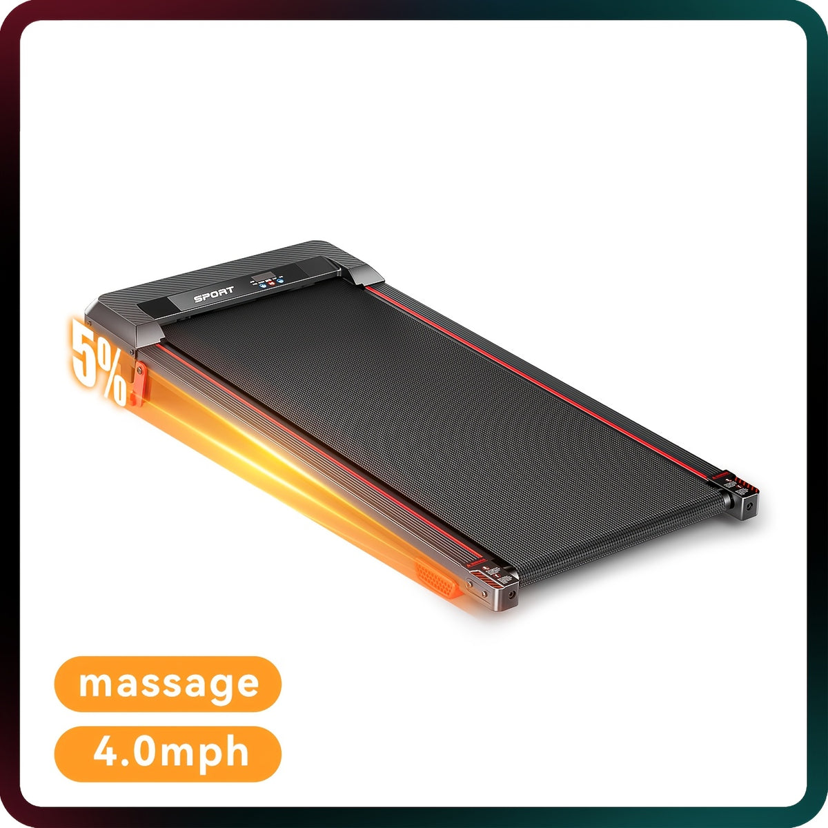 Walking Pad 4in 1 for Walking And Jogging, Under Desk Treadmill for Home Office, Portable Walking Pad Treadmill Under Desk, Desk Treadmill In LED Display, Best for Christmas, Perfect for Thanksgiving
