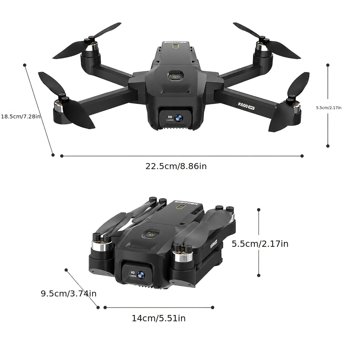 Drone with Camera for Adults, 4.5 Inch LCD RC Screen, Support Up to 32G SD Card, GPS Drone Auto Return Follow Me, Professional Brushless Motor Quadcopter Gesture Flight, Altitude Hold, 3 Speeds for Beginners, Under 250G
