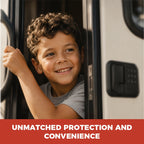 RV Door Locks - Keyless Entry Systems for RVs - RV Accessories - RV Replacement Parts - Trailer Door Locks - Digital Keypad Locks - Remote Controls - Three-in-one Unlocking System (mechanical Key, Keypad, And Remote) - Perfect Gift Ideas - Holiday Gifts.
