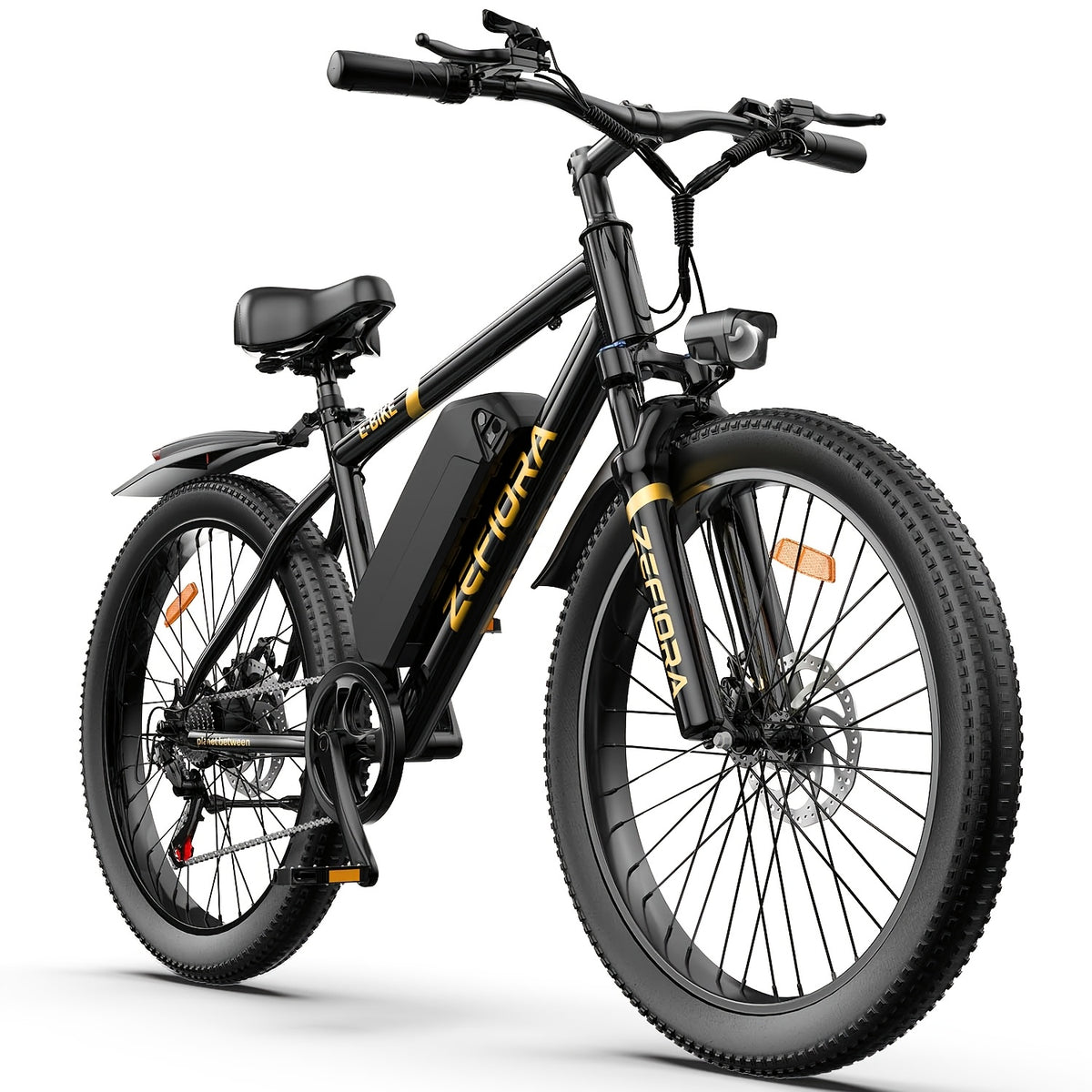 26" Electric Bike For Adults, 749W Motor, 48V 7.8/10AH Removable Battery, 25MPH Top Speed, 7-Speed Gears, Disc Brakes, Front Suspension, 26"2.1 All-Terrain Tires, LCD Display, Step-Over Commuter E-Bike, With Free Delivery From Local Warehouse