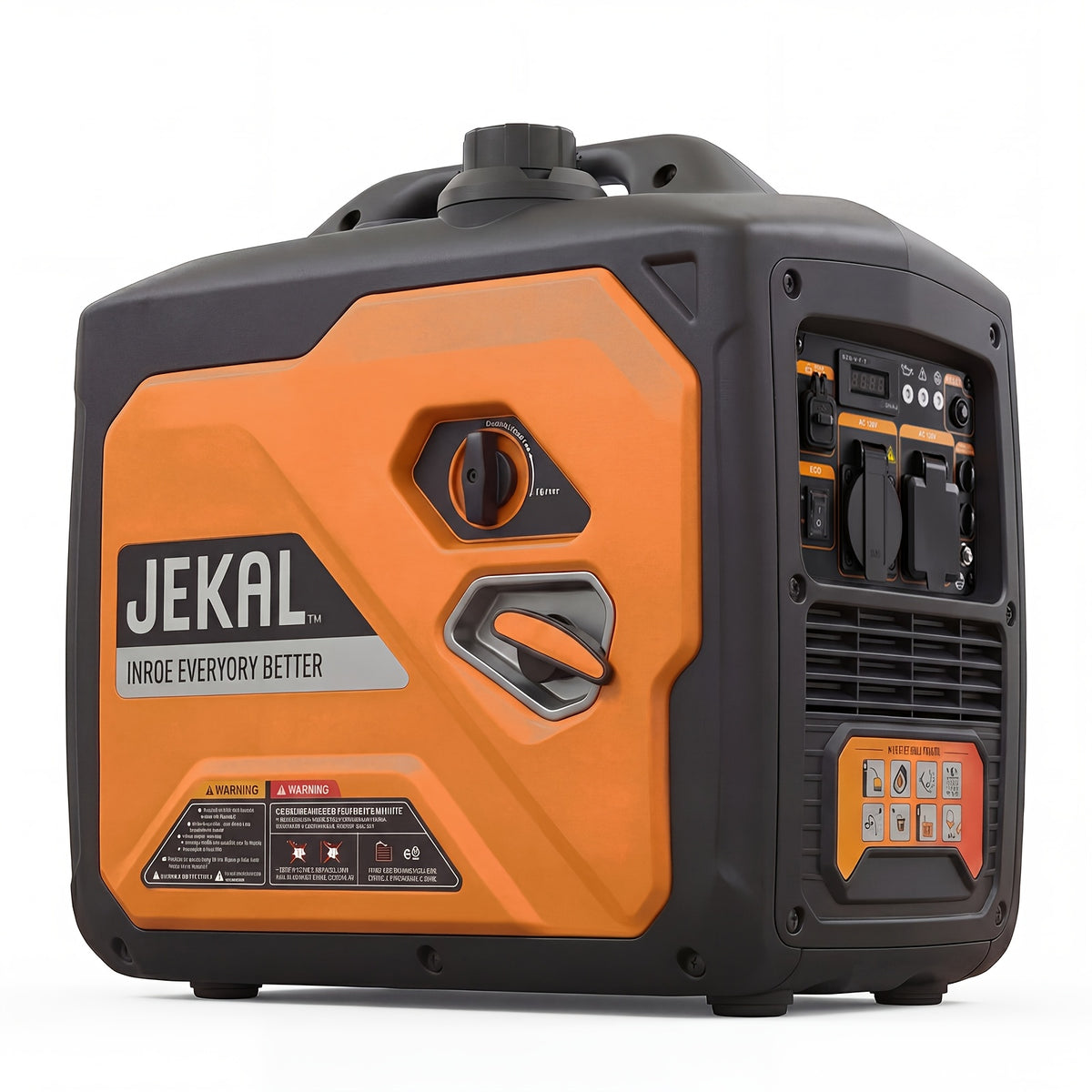 INNOVATIVE LIFE 2500W/120V, 3500W/120V, 5000W 120V/240V Dual Voltage Portable Inverter Generator, 30A Outlet RV Ready, 5000W Electric Start, Pure Sine Wave, Type-C & QC3.0 Ports, Gas Powered for Home Backup And Camping, EPA Compliant