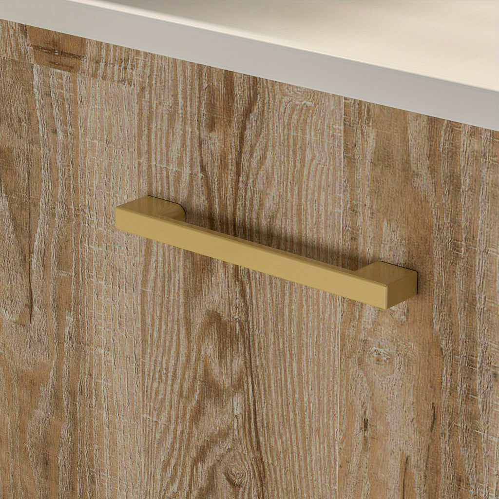 Free-Standing Single Bathroom Vanity, with White Ceramic Top, White Washbasin, Oak Cabinet Body, Large Storage Capacity, Minimalist Design