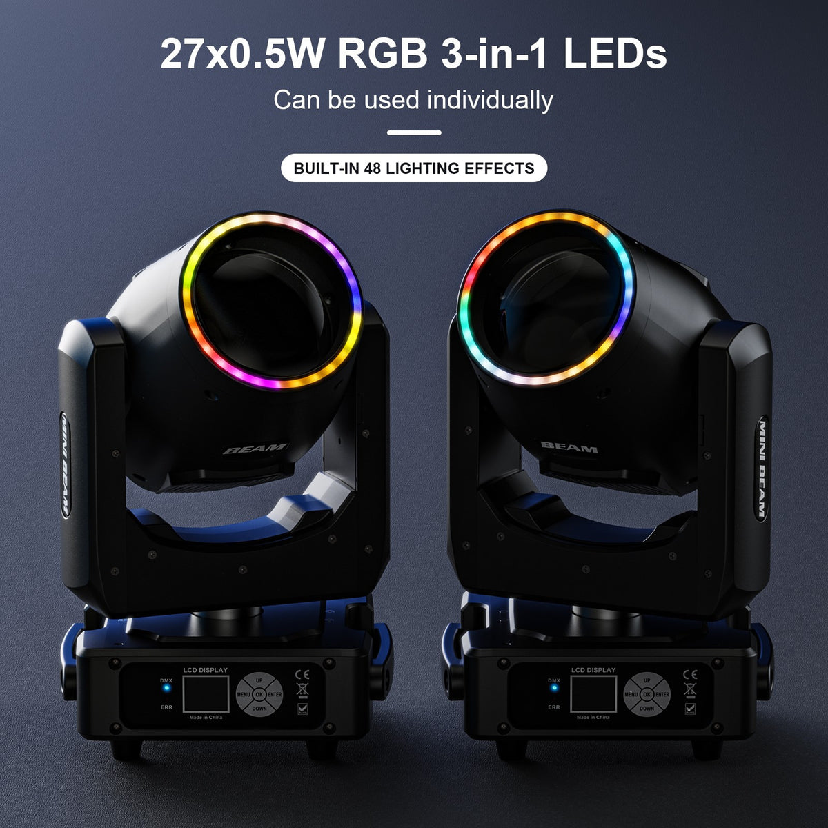 Moving Head Stage Light — 230W LED Beam, 48-Prism Effects and Motorized Focus for DJ and Disco Lighting