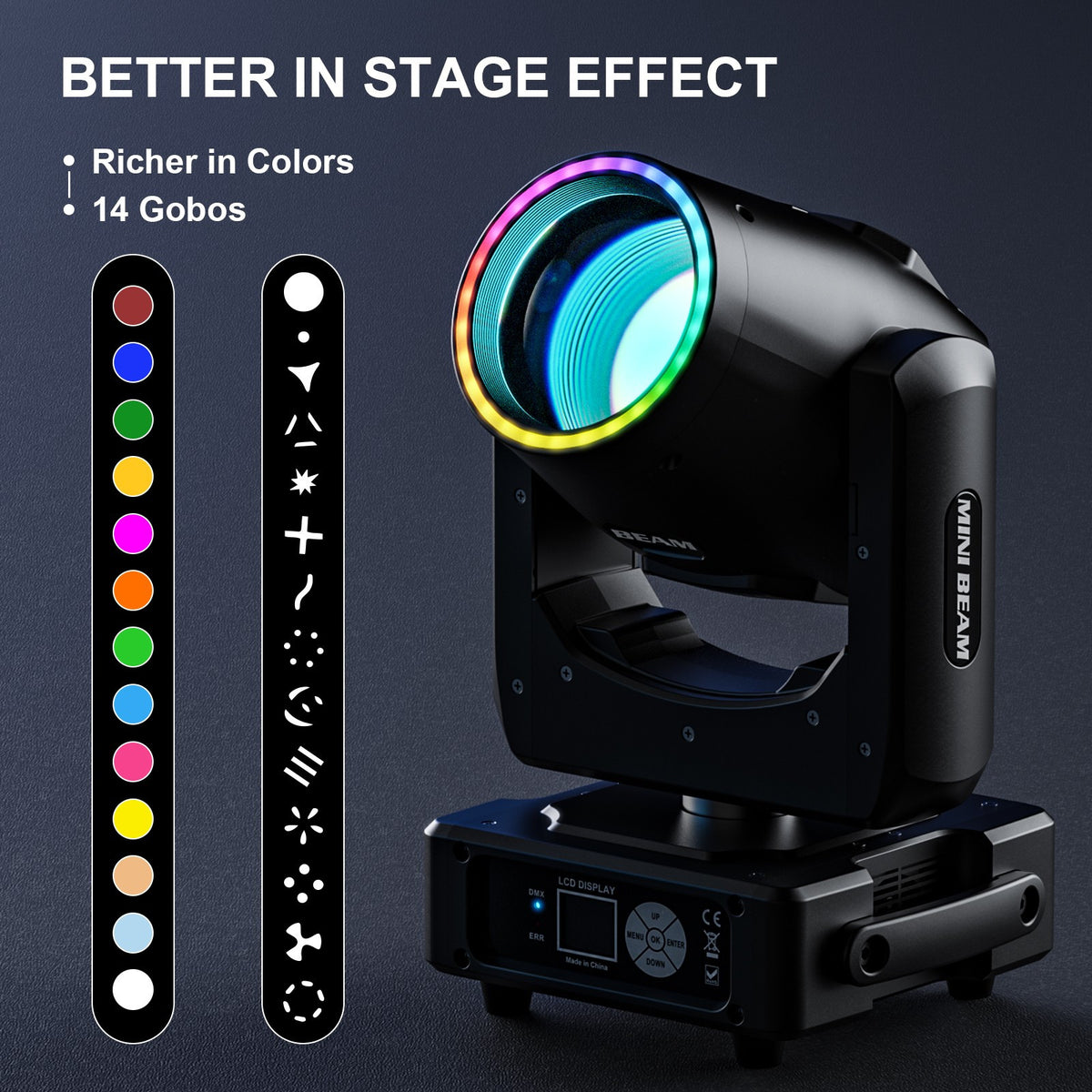 Moving Head Stage Light — 230W LED Beam, 48-Prism Effects and Motorized Focus for DJ and Disco Lighting