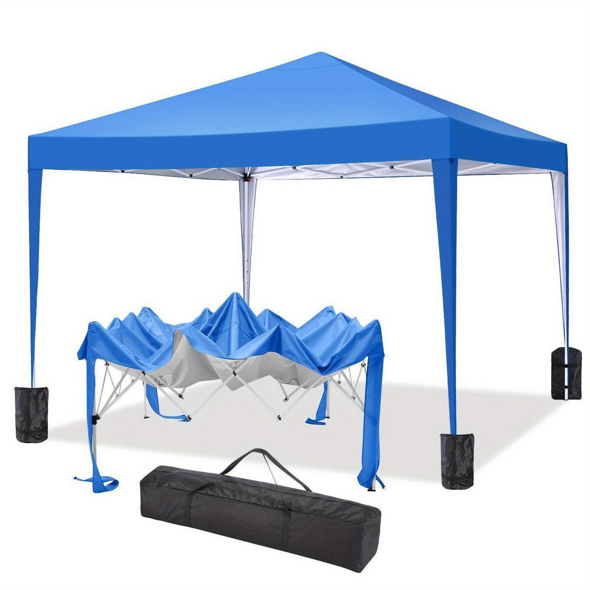 SANOPY 10x10ft Quick-setup Pop-up Tent | Fully Waterproof, Sunshade and UV Protection, Time-Saving and Portable, Perfect for Beach Enjoyment
