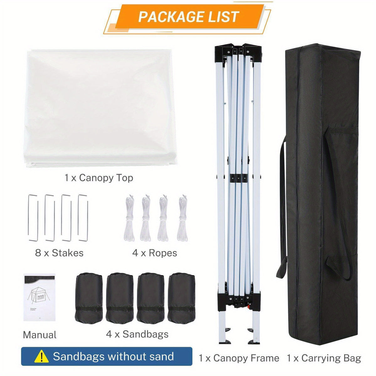 SANOPY 10x10ft Quick-setup Pop-up Tent | Fully Waterproof, Sunshade and UV Protection, Time-Saving and Portable, Perfect for Beach Enjoyment