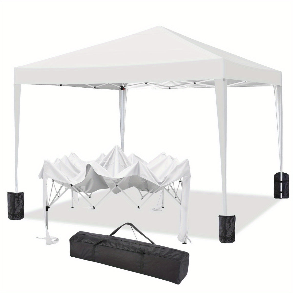 SANOPY 10x10ft Quick-setup Pop-up Tent | Fully Waterproof, Sunshade and UV Protection, Time-Saving and Portable, Perfect for Beach Enjoyment