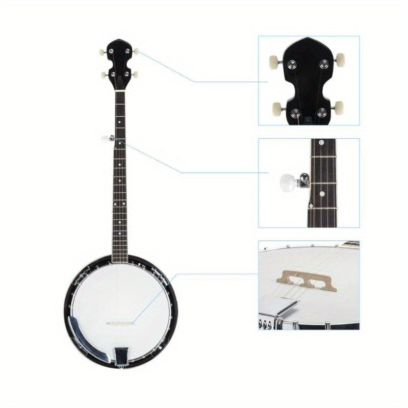 UBesGoo 5-strings Sapele & Alloy Wood Professional Banjo
