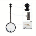 UBesGoo 5-strings Sapele & Alloy Wood Professional Banjo