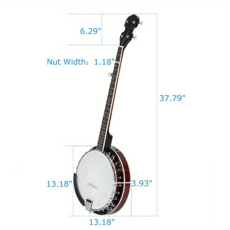UBesGoo 5-strings Sapele & Alloy Wood Professional Banjo
