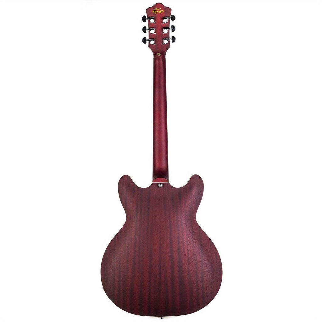 GROTE Semi-Hollow Body Electric Guitar with a Matte End And P90 Pickups