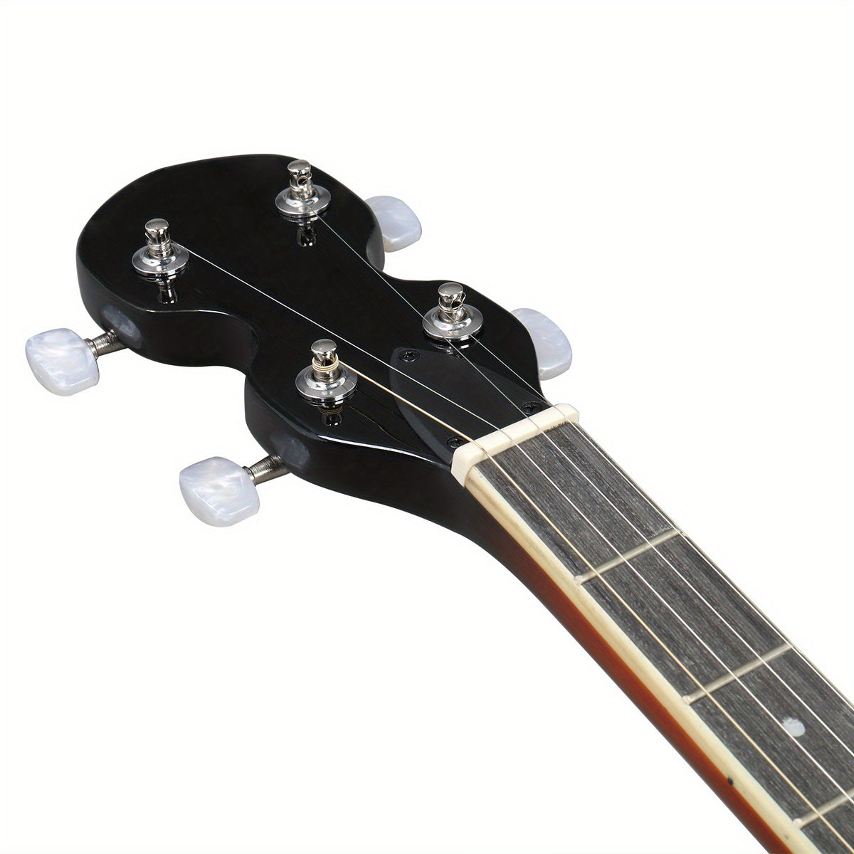 Full Size 5 String Right Handed Banjos Set with Closed Solid Sapele Back & Premium Mahogany Neck And Premium Additions