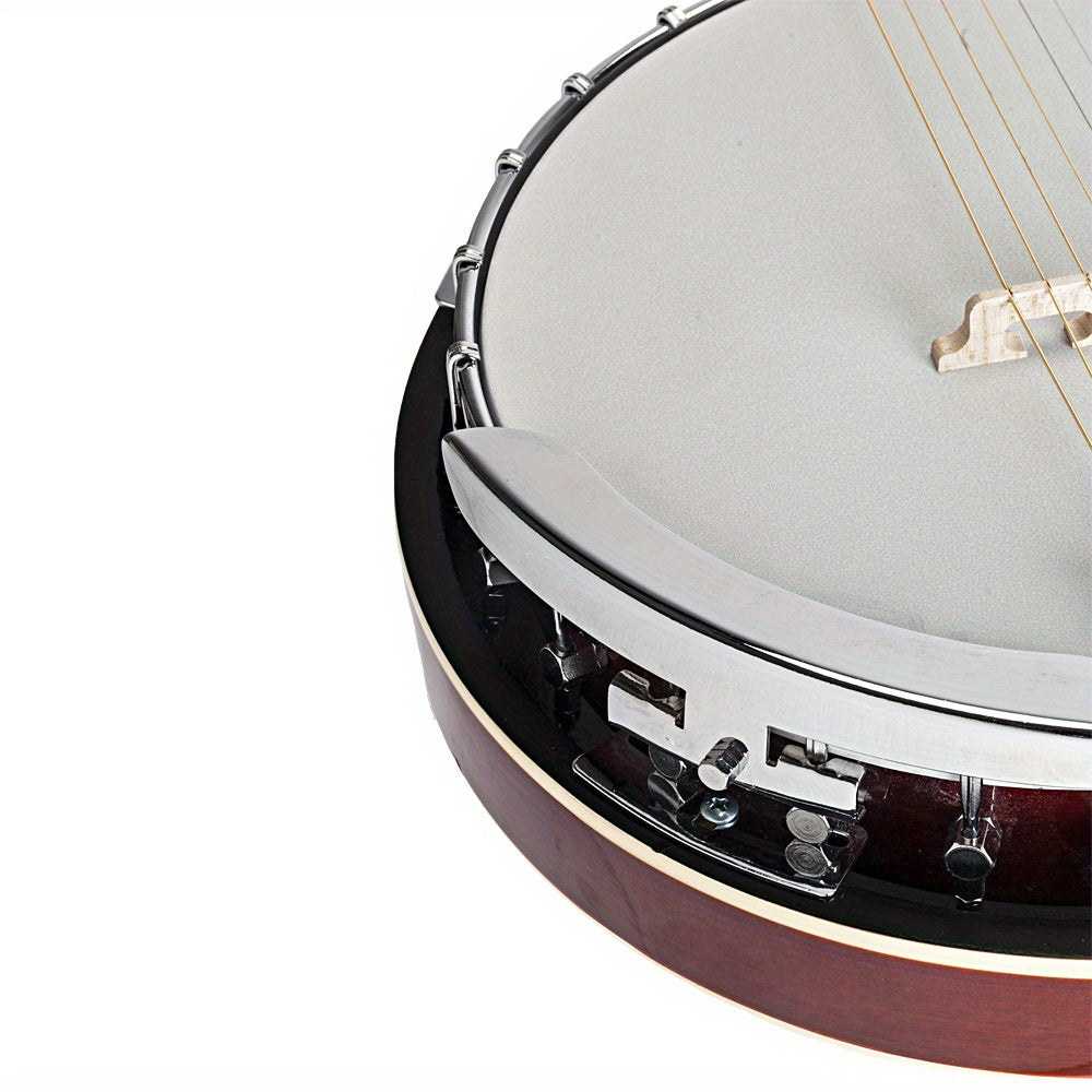 Grade Exquisite Professional Sapelli Notopleura Wood Alloy 6-string Banjo