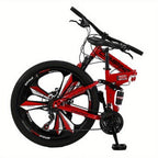 26-Inch Collapsible Mountain Bike, Shimano 21-Speed MTB Bicycle Designed for Adults
