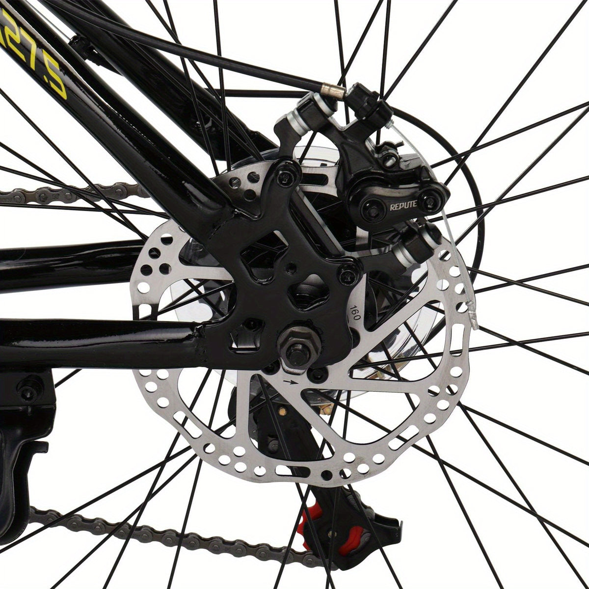 27.5in Mountain Bike 21 Speed for Adult with Disc Brakes & Suspension