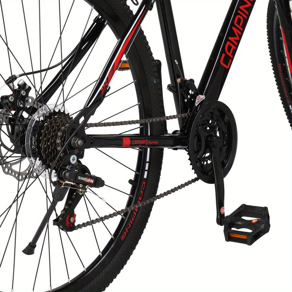 27.5in Mountain Bike 21 Speed for Adult with Disc Brakes & Suspension