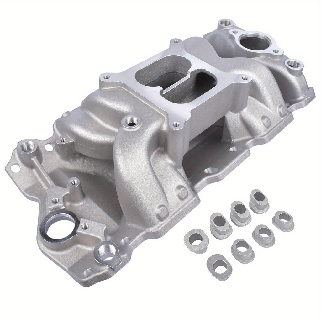 NEWZQ Dual Plane Air Gap Intake Manifold for Chevy for Small Block V8 4. 101.44oz 4. 1.06gal 4. 1.59gal 52026 7501