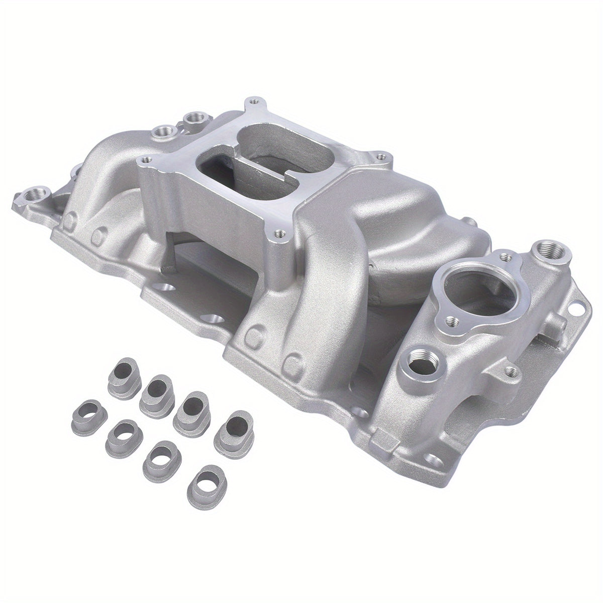 NEWZQ Dual Plane Air Gap Intake Manifold for Chevy for Small Block V8 4. 101.44oz 4. 1.06gal 4. 1.59gal 52026 7501