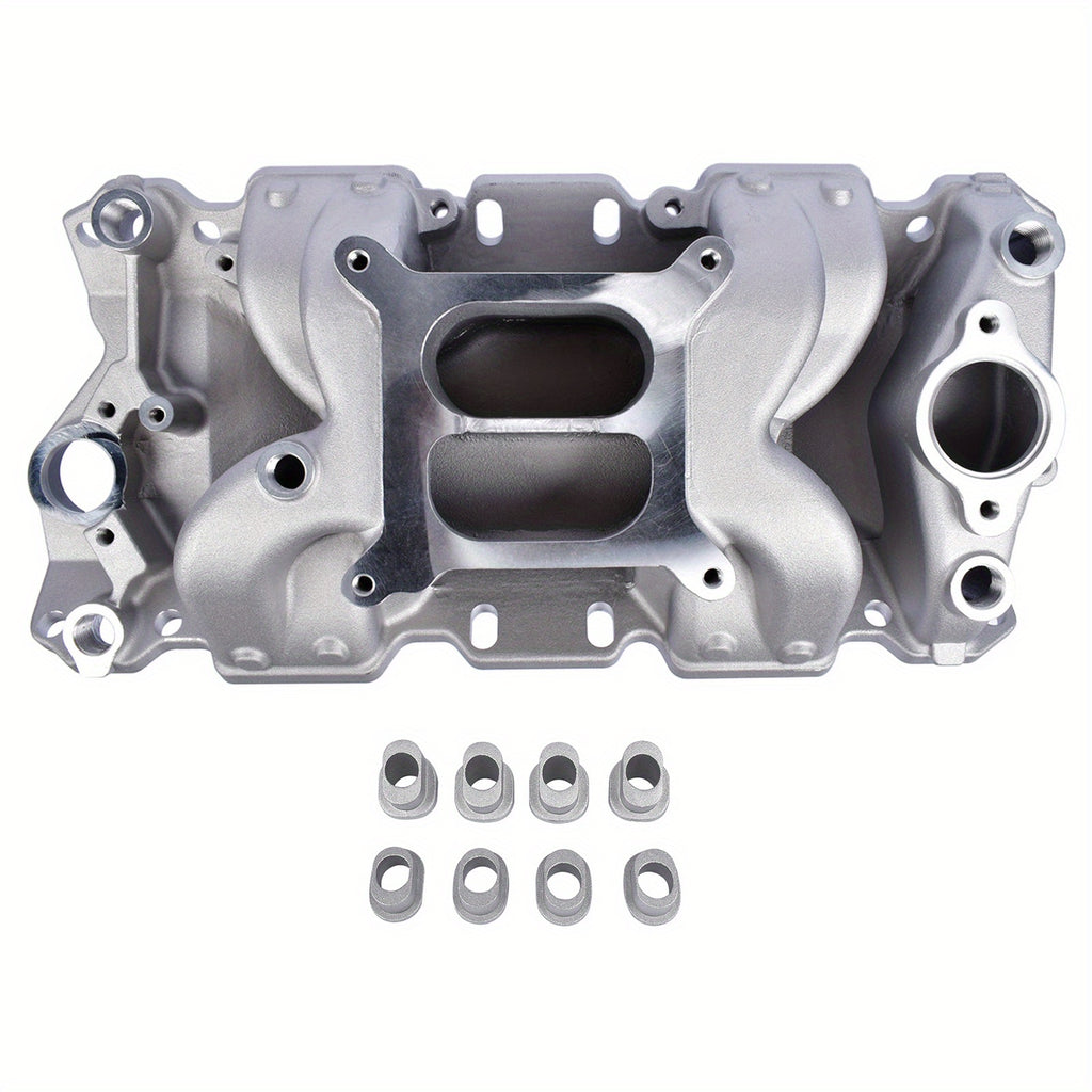 NEWZQ Dual Plane Air Gap Intake Manifold for Chevy for Small Block V8 4. 101.44oz 4. 1.06gal 4. 1.59gal 52026 7501