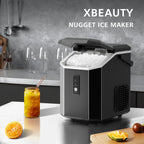 Nugget Bullet Ice Makers Countertop, Crushed Ice Maker With Handle 35 Lbs/ Day 26 Lbs/Day Soft Chewable Ice, Pebble Ice Maker With Self-Cleaning, Ice Scoop & Basket, For Home, Office, Kitchen, For Halloween, Christmas.