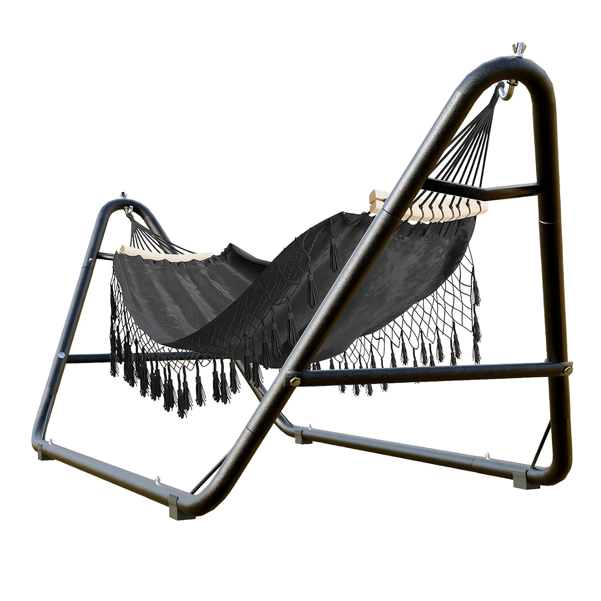 Outdoor Hammock with a Sturdy Stand, Capable of Holding Up to 600 Lbs, Designed for Safety And Stability, Featuring an Anti-Rollover Design, Ideal for And Outdoor Use, Suitable for Backyards And Camping