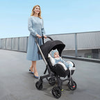 Baby Stroller - Metal Frame And Comfortable Fabric, Foldable And Bidirectional, Equipped with a Seat Belt, Adjustable Sunshade Roof | It Is Very Suitable for Outdoor Travel And As a Gift During Festivals