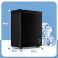 [Small Deep Freezer] WANAI Small Deep Freezer, 2.5/3.5/5.0 Cubic Feet Chest Freezer With Adjustable Temperature, Top Open Door, Removable Storage Basket For Home, Kitchen, Office, Home And Apartment, Black