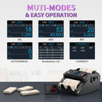 [Black Friday] Mixed Denomination Money Counter Machine, Value Counting, N70 Bill Counter With UV/MG/IR/MT Counterfeit Detection, 3.5" TFT Display Cash Counting Machine, Office Supplies, Black Friday