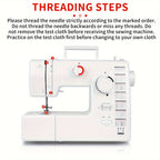 Sewing Machine -59 Needle Pedal Sewing Machine, 705 Multifunctional Home Sewing Machine, Two Options for Double Needle Sewing Mode And Single Needle Sewing Mode, Capable Of Sewing Up to 6 Layers Of Fabric, Meeting DIY Sewing Needs