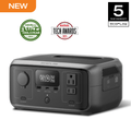 EcoFlow RIVER 3 230 Portable Power Station, 230Wh LiFePO4 Battery Power Station, 300W Up to 600W AC Output, <20 MS UPS & <30 dB, 1Hr Fast Charging Solar Generator for Home or Outside Use
