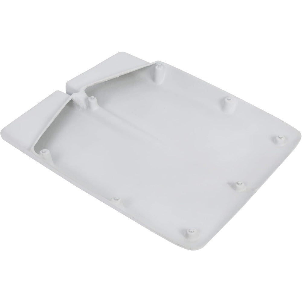 Hood Scoop Compatible with 1970-1976 Plymouth Duster 340 A-Body Front Fiberglass Hood Scoop Molding Trim Bezel White