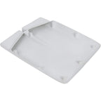 Hood Scoop Compatible with 1970-1976 Plymouth Duster 340 A-Body Front Fiberglass Hood Scoop Molding Trim Bezel White