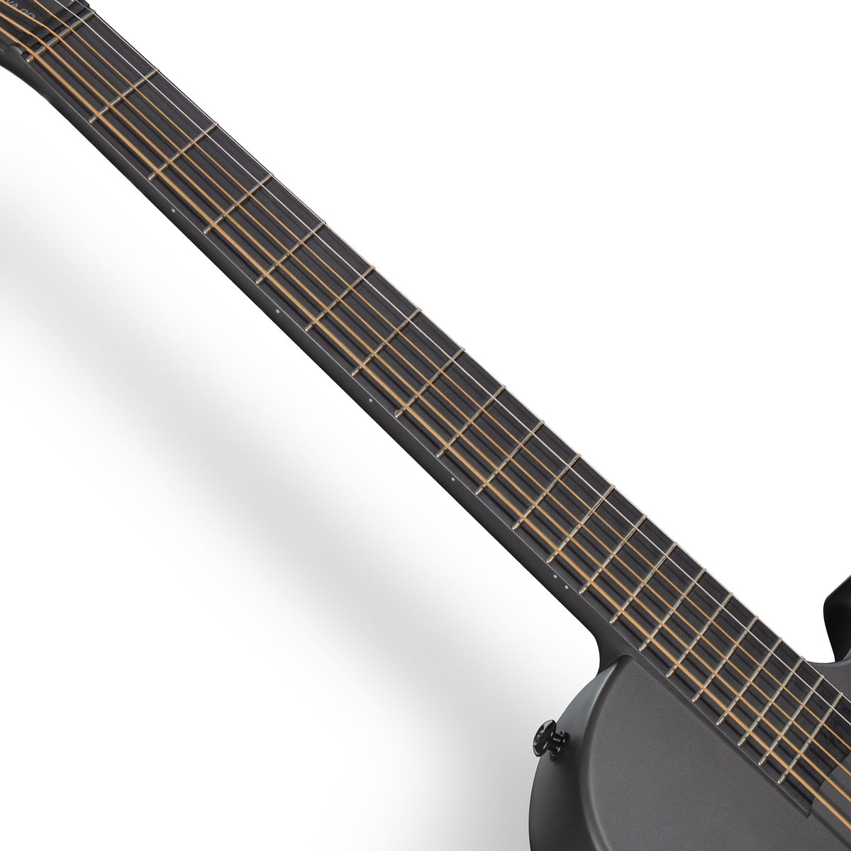 Enya NOVA Go SP1 Carbon Fiber Acoustic Electric Guitar with Smart Acousticplus 35 Inch Travel Acustica Guitarra Starter Bundle Kit of Gig Bag, Strap, Strings, Charging Cable, Instrument Cable Used-Like New
