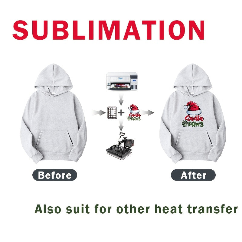 25pcs Pack Polyester Hoodie Sublimation Blank Shirts Mix Size, Mix Bright Colors, Mix Deep Colors, Blank Sublimation Hoodie Pakcs Suit For Heat Tranfer Printing & Crafting