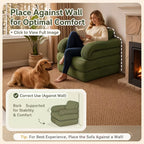 Black Friday Special | Locally Shipped 3-in-1 Compression Folding Sofa Bed, Single Convertible Chair Bed with Backrest & Multi-functional Lounge Chair, Suitable for Apartment Bedrooms, Living Rooms, Guest Rooms for Napping, and Reading, an Ideal Gift