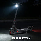 Lightweight Quick Foldable Electric Scooter for Adults, 350W Motor, 8.5 Inch Solid Anti-Slip Tires, APP & LCD Dashboard Control, Dual Brakes Safety Bell, Up to 265LBS Load, Long Range Commuter E-Scooter, Durable Aluminum Alloy Body