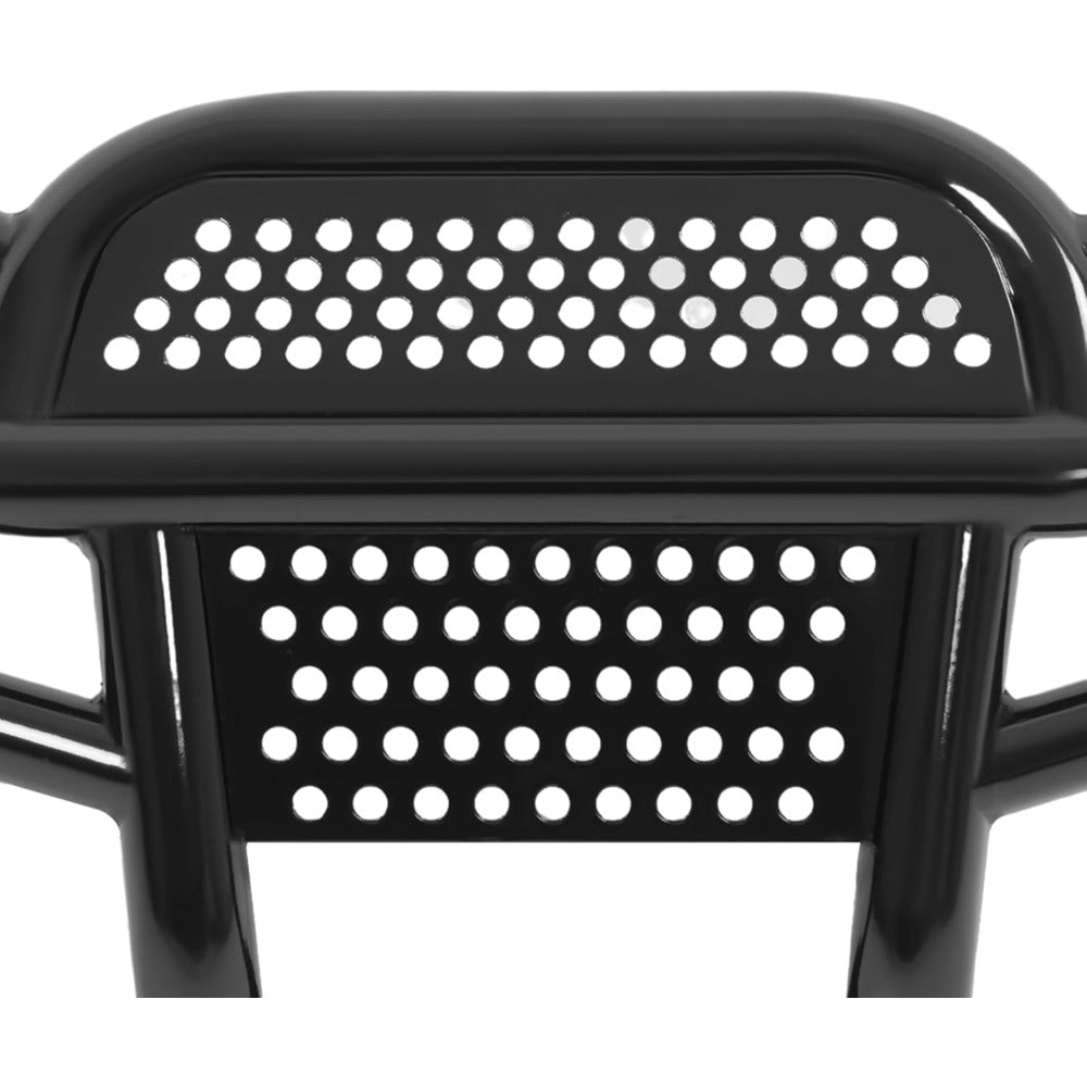Heavy Duty Powder Coat Steel Brush Guard, Compatible with 2018-UP Club Car Tempo RHOX BMF Golf Cart, Front Bumper Guard