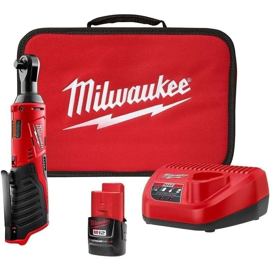 Milwaukee 2457-21 M12 Cordless 3/8" Lithium-ion Ratchet Kit