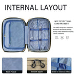 3-Piece Softside Luggage Set 20/26/30in Waterproof Travel Suitcase with 2 Wheels & Telescopic Handle, Durable Trolley Bag for Vacation & Adventure