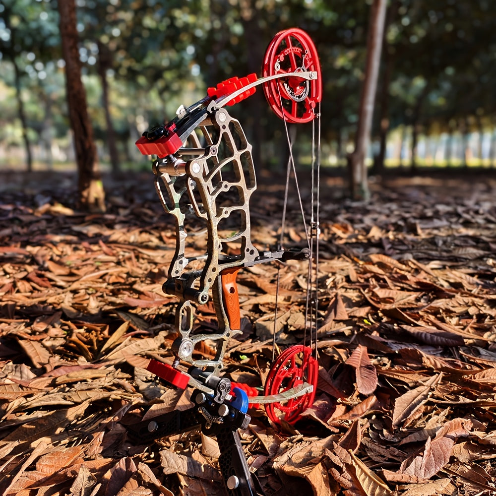 Dual Purpose Composite Bow Outdoor Archery Composite Bow Kit 30-60Lbs, Adjustable for Both Hands
