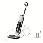 [3-in-1 Self-Cleaning Mop] Kenmore AquaLite 3-in-1 Cordless Wet Vacuum 8kPa Hard Floor Cleaner with Automatic Air-Drying, 35mins Runtime & One Edge Self-Cleaning Mop 0.8L Capacity for Multi-Surface And Messes, White