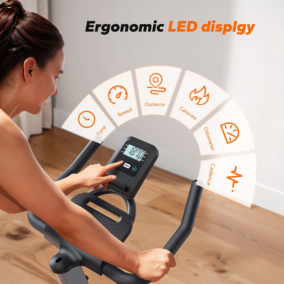 MERACH Exercise Bike Indoor Cycling Bike with 350lbs Weight Capacity & 40 Lbs Flywheel LED Monitor Free APP, Stationary Bike for Cardio Workout, Workout Equipment for Home Gym