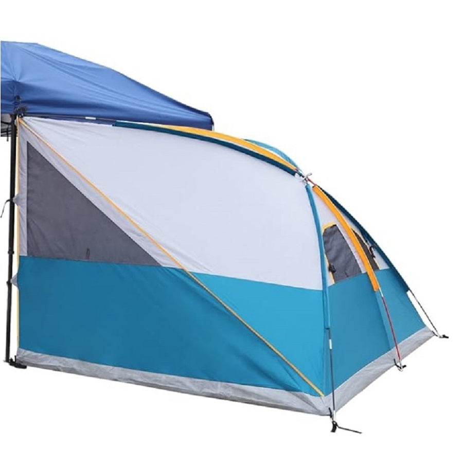 Camping Cube Pop Up Canopy Side Tent Compatible for 10' x 10' Canopies - Instant Setup Portable Gazebo with Zippered Doors, Spacious Shelter for Camping, Picnics, Backyard Parties (Canopy/Shelter Not Included)